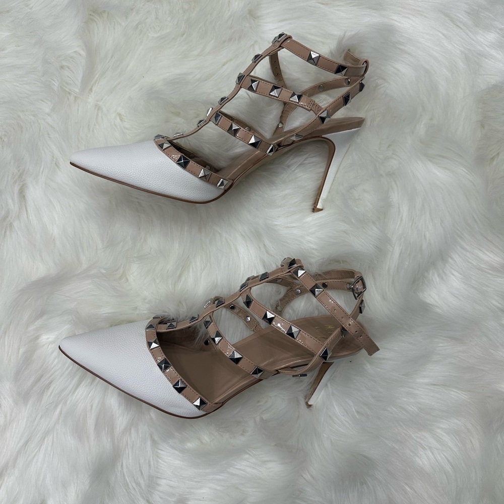 Mix No 6 Women’s ‘Valentino spoof’ 3.5” heels